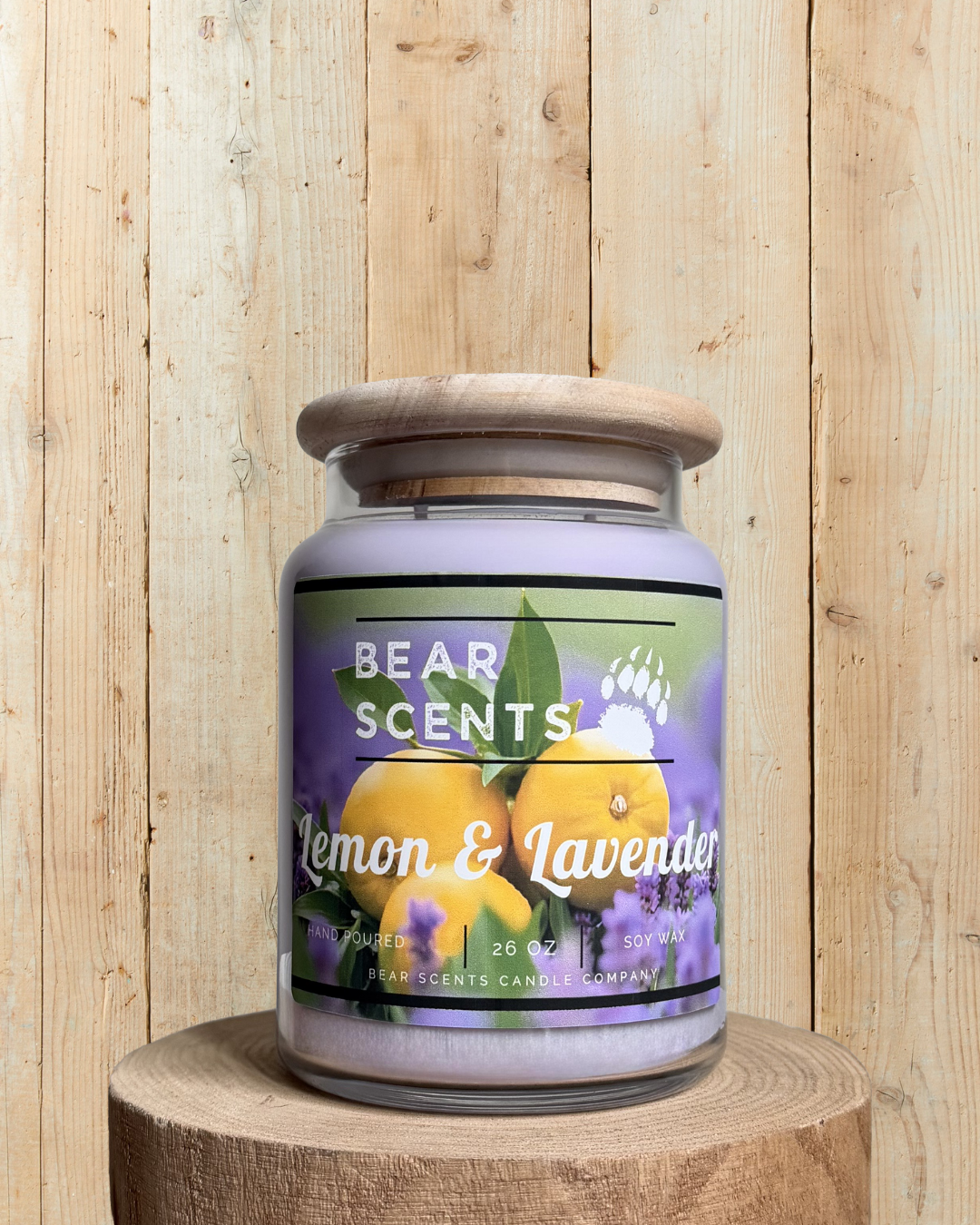 Lemon & Lavender 26oz Soy Candle