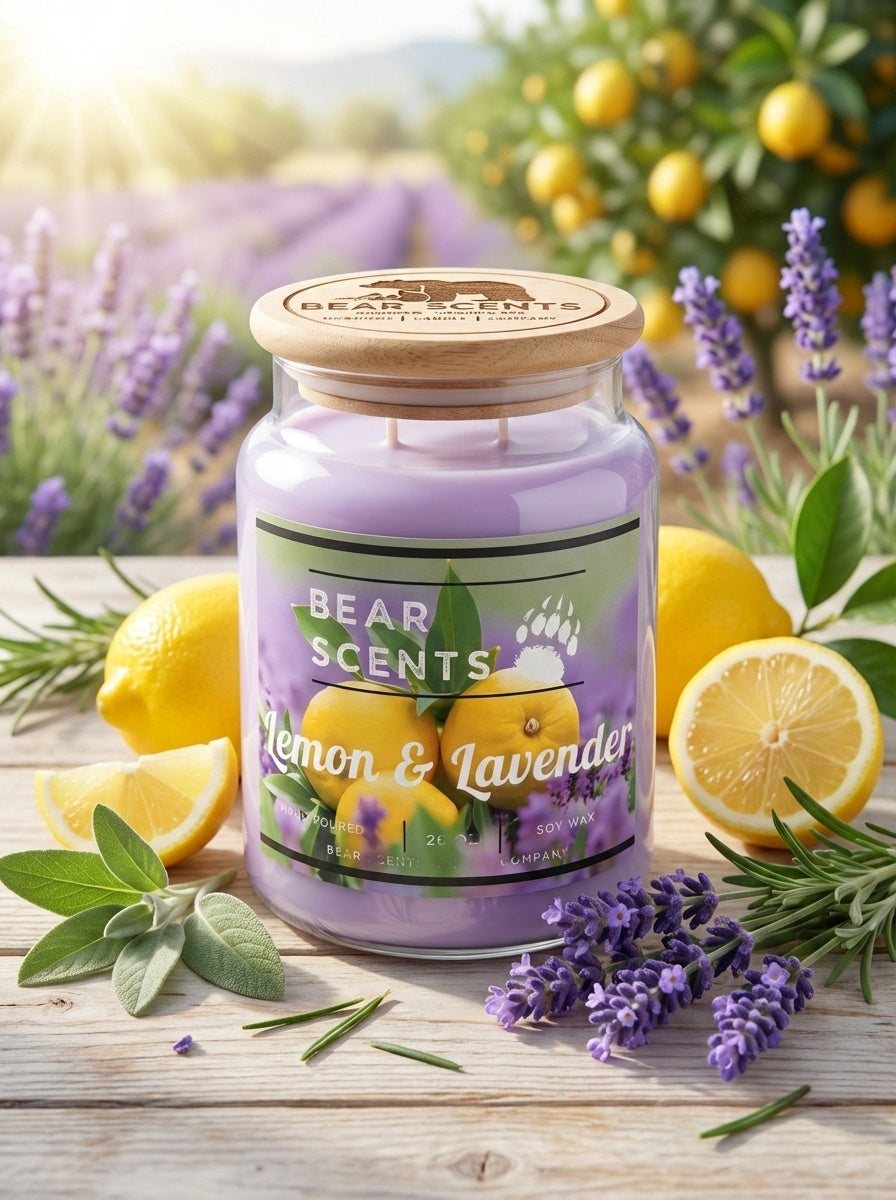 Lemon & Lavender 26oz Soy Candle