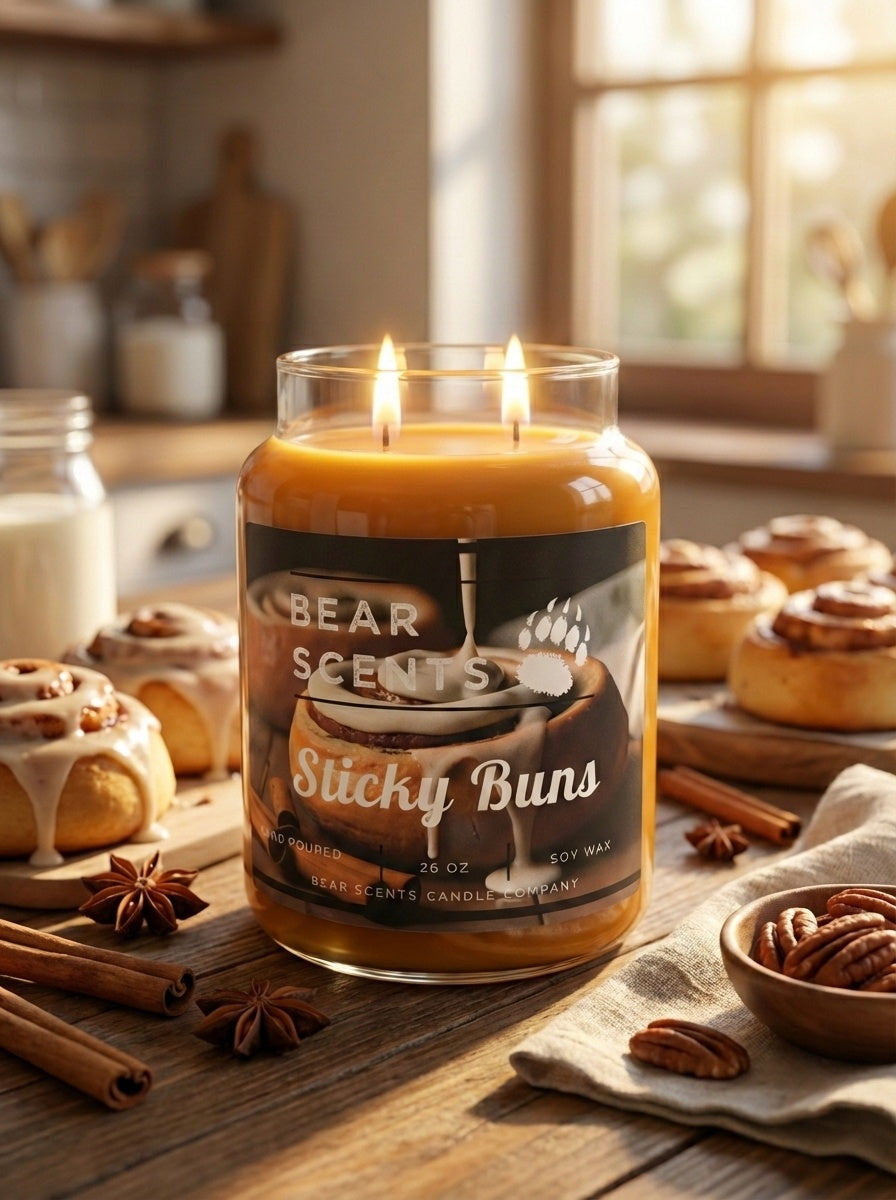 Sticky Buns 26oz Soy Candle