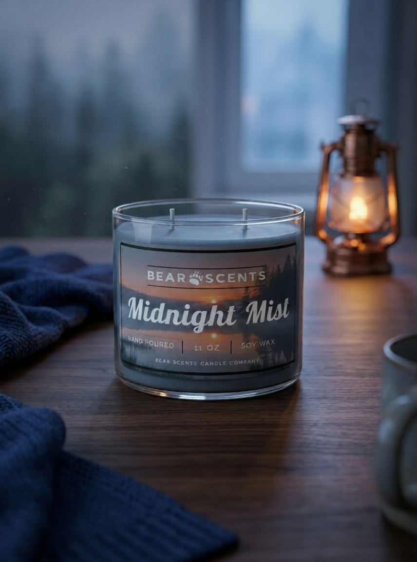 Midnight Mist 11oz Soy Candle